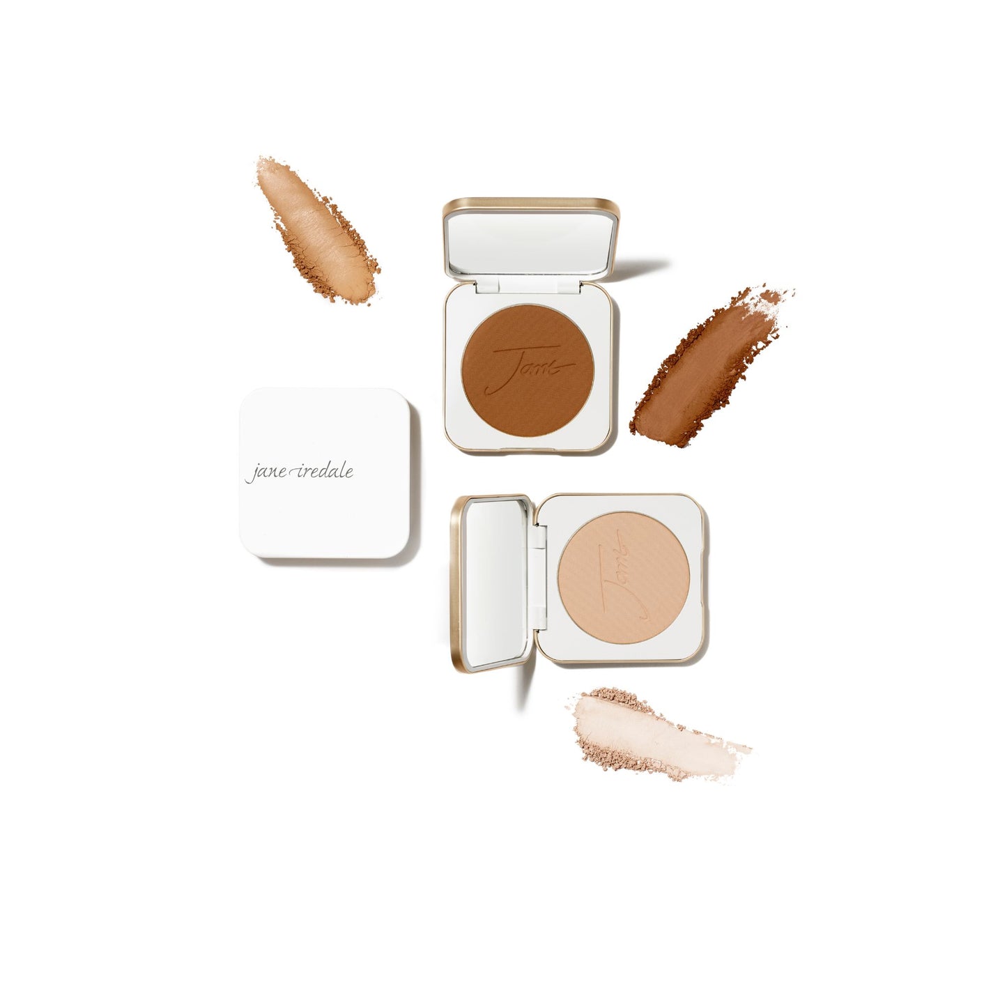Jane Iredale Pure Pressed Refill Swatch Boîtier Fond de Teint Compact